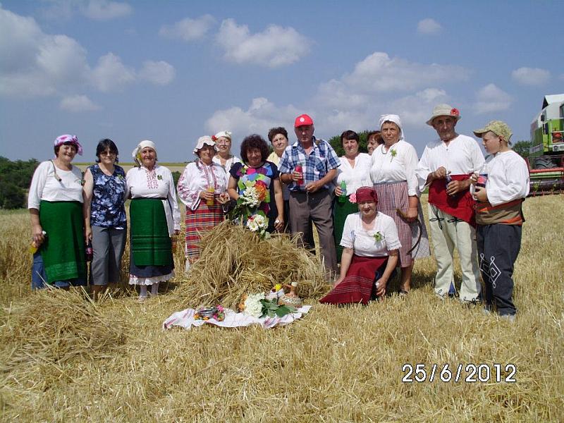 Жътва в село Сушица